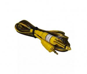 Клип-корд 6,3 мм - 3,5 мм усиленный для Giant Sun (золото)